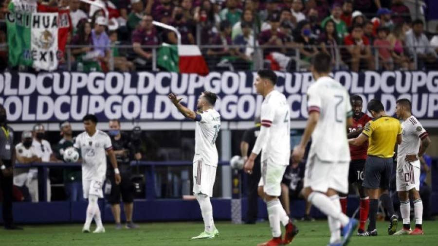 $!La Selección de México no pasó del empate a cero contra Trinidad y Tobago en el inicio de la Copa Oro 2021. Foto AFP