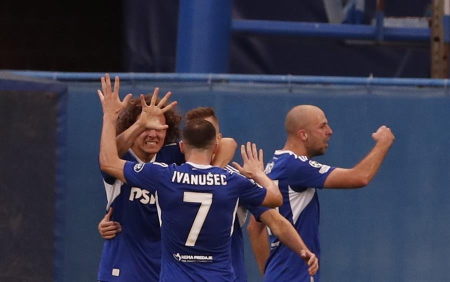 Mislav Orsic fue el anotador del primer gol en la Champions League.