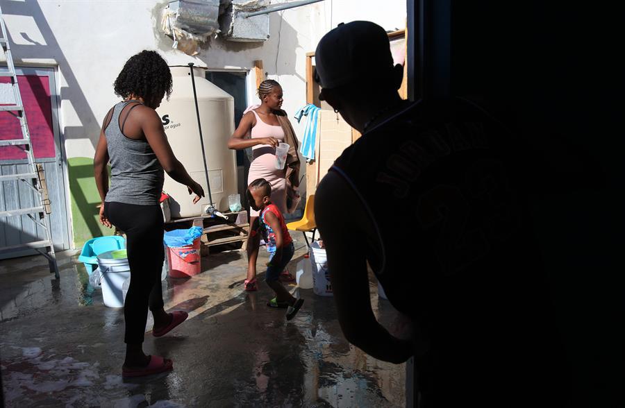 Migrantes centroamericanos en el albergue “Esperanza para todos”, el 27 de mayo de 2022 en Ciudad Juárez (México). Fotografía: EFE