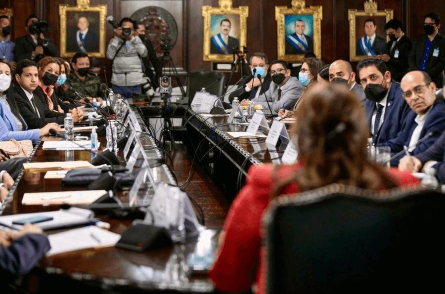 Consejo de Ministros dirigido por la presidenta Xiomara Castro.