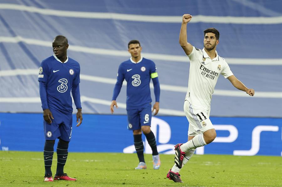 Asensio entró de cambio y con un zurdazo selló el segundo tanto.