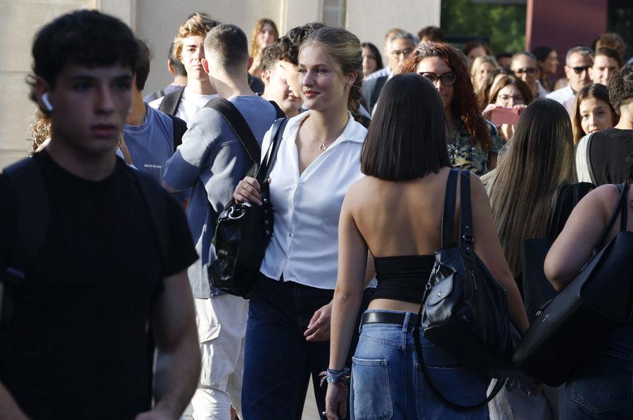 La princesa Leonor inicia sus estudios de Ciencias Políticas en Madrid