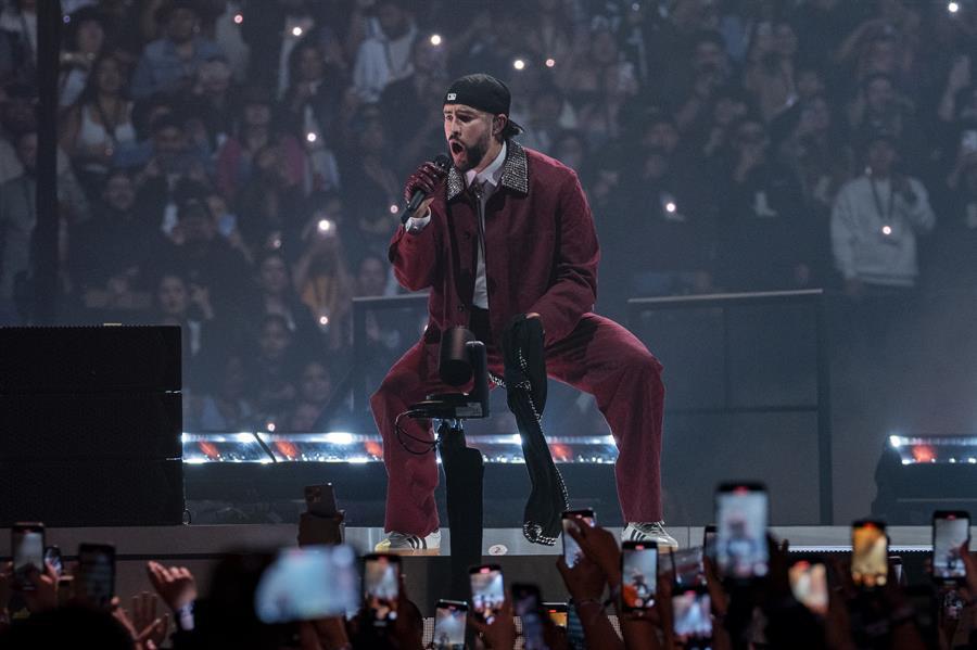 Bad Bunny, otra vez el artista latino más escuchado del mundo