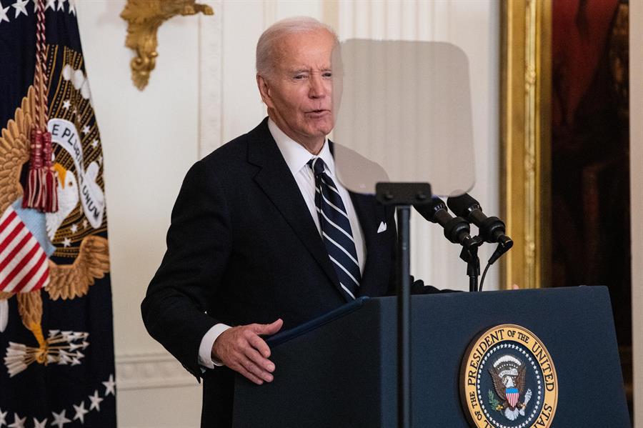 Biden recalcó que su gabinete y el de Trump hablaron “como un equipo” sobre Gaza.