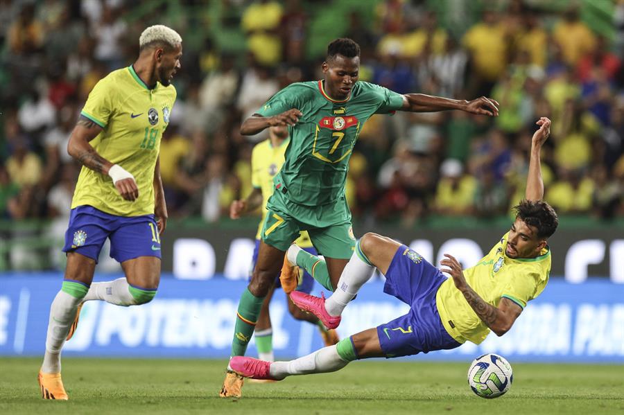 ¡Le anotaron cuatro! Brasil recibe duro revés ante Senegal en amistoso