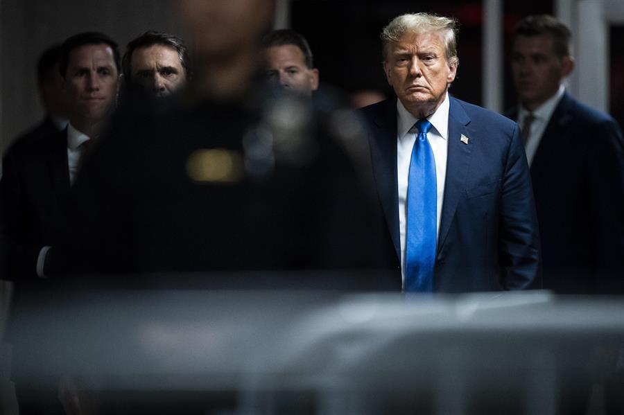 El juez niega inmunidad a Trump en el caso de falsificación de registros comerciales