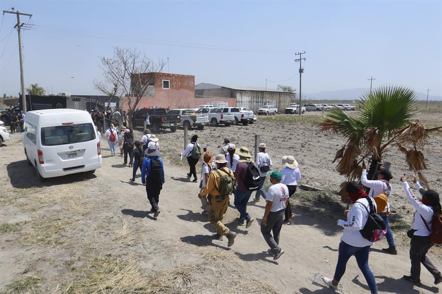 “Está todo barrido”: madres buscadoras se indignan en rancho de Teuchitlán