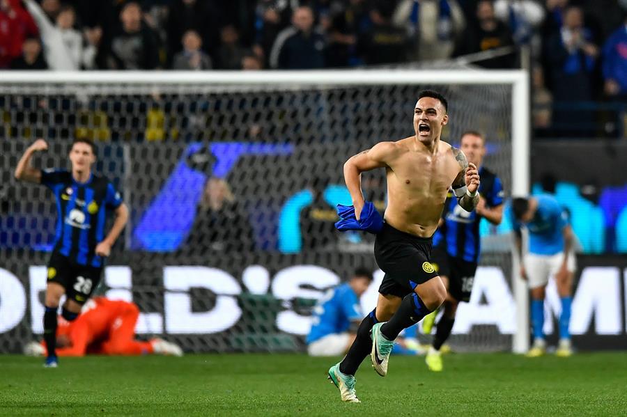 Lautaro Martínez corona al Inter como Supercampeón de Italia