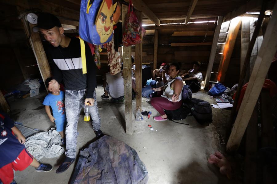 Una isla que se hunde en el Caribe panameño, zona de embarque de migrantes