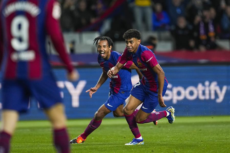 Lamine Yamal rescató al Barcelona con un tremendo golazo ante Mallorca.