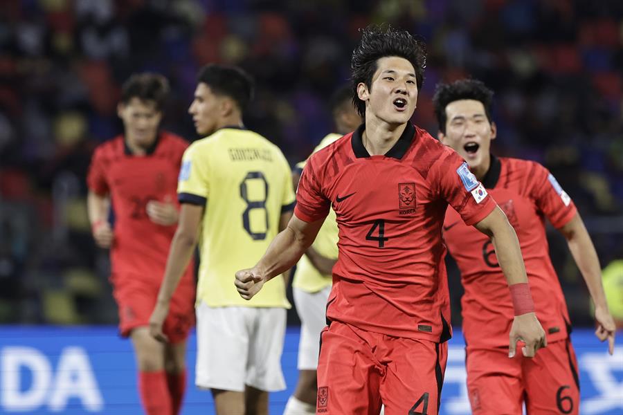 Mundial Sub-20: Corea del Sur elimina a Ecuador y avanza a cuartos