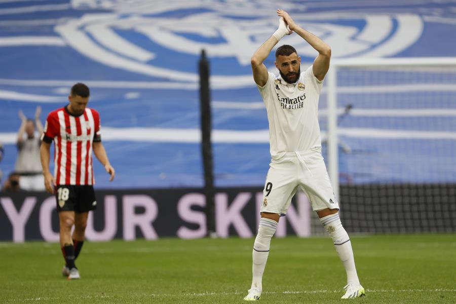 Benzema se despide del Real Madrid con un empate ante Athletic