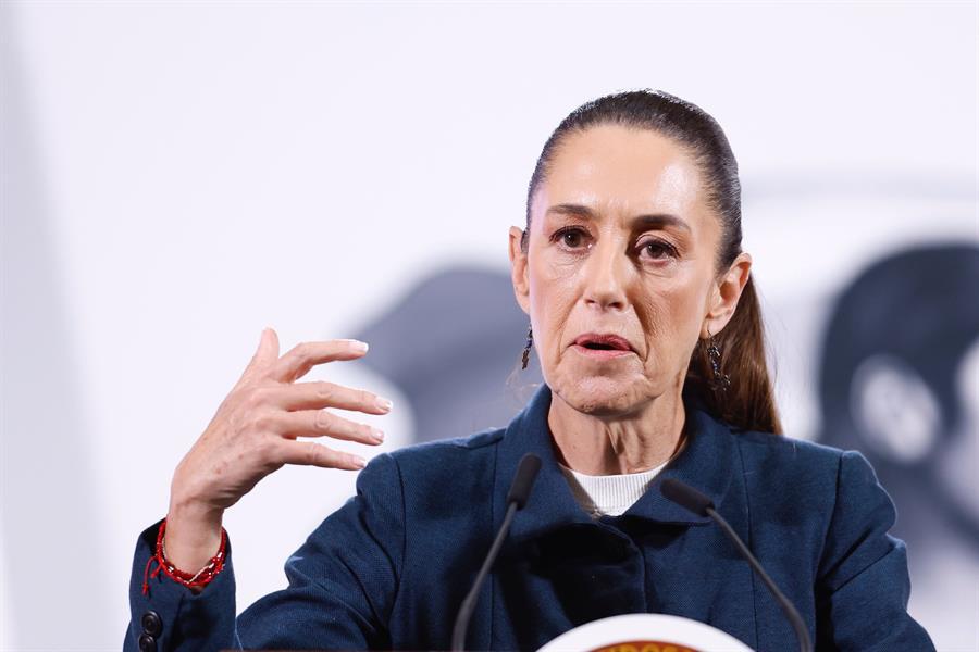 <b>4.094 personas escucharon las conferencias matutinas de la mandataria en el Palacio Nacional en la Ciudad de México (México). </b>