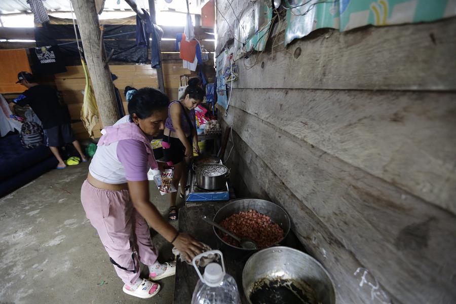 Una isla que se hunde en el Caribe panameño, zona de embarque de migrantes