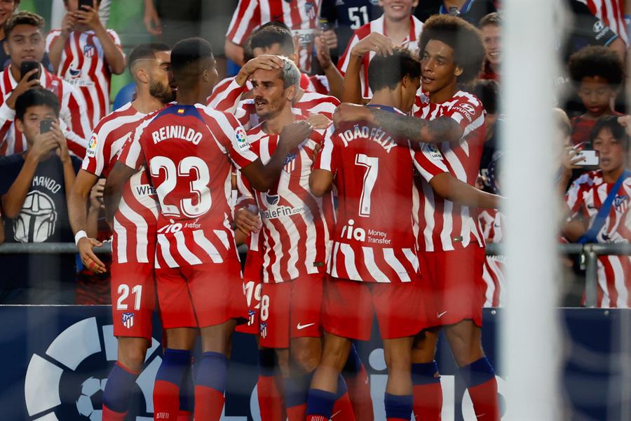 Atlético de Madrid triunfa en su debut en La Liga con doblete de Morata