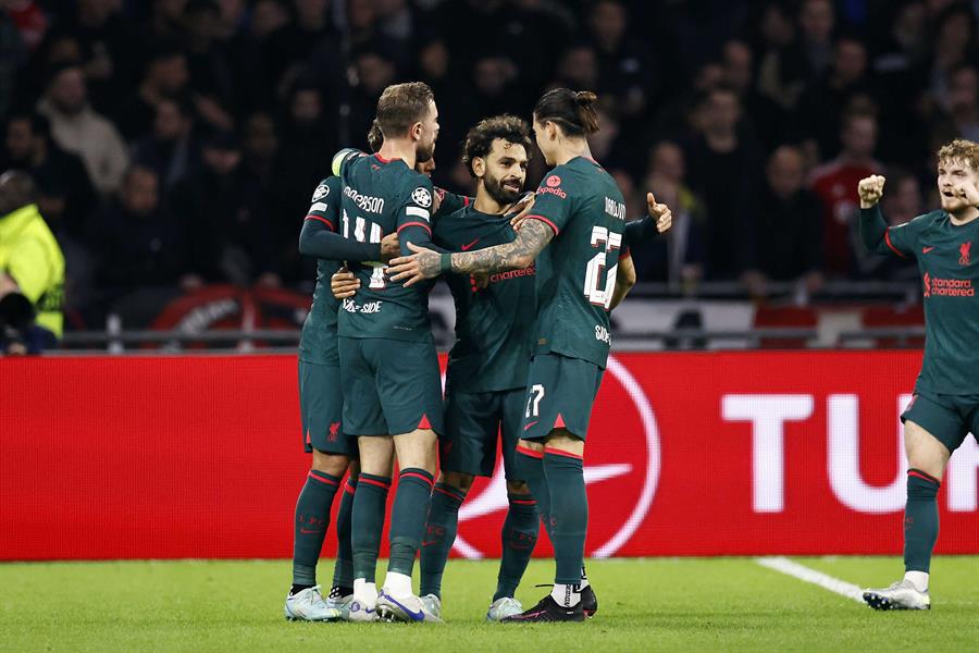 Liverpool golea al Ajax y obtiene su pase a octavos de final de la Champions League