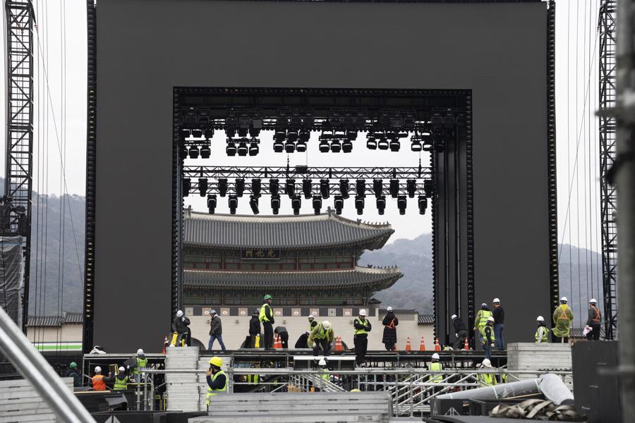 Escenario, seguridad, expectación: todo listo para el concierto de BTS