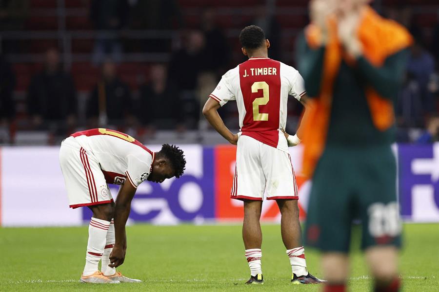 El Ajax peleará por la Europa League en la última jornada de la fase de grupos.