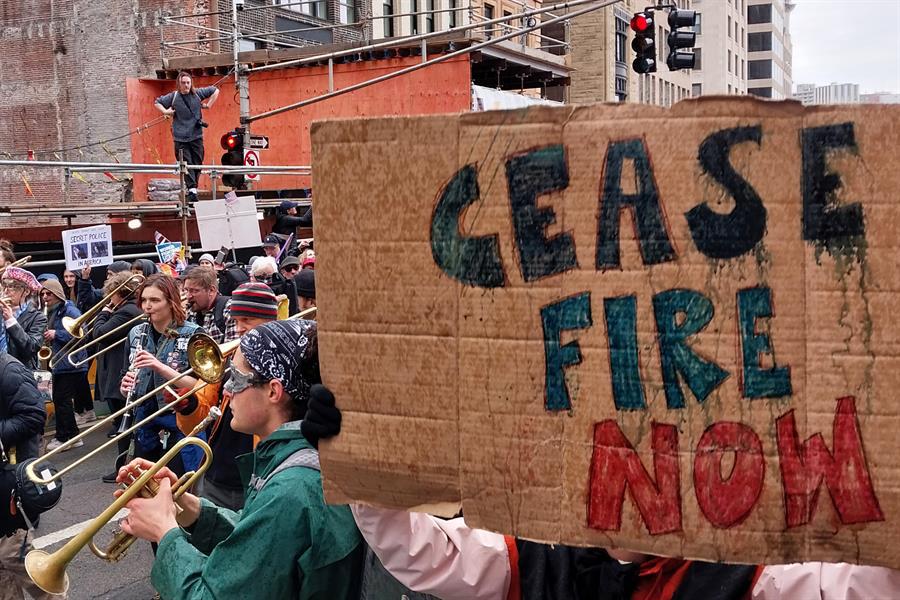 Masivas protestas contra Trump y Musk en las principales ciudades de EEUU