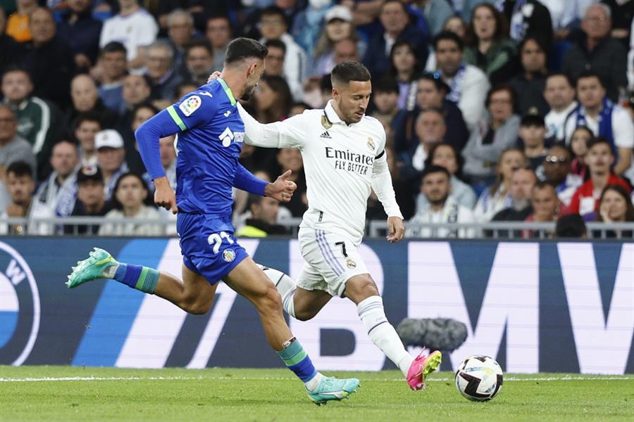 Hazard regresó a la titularidad del Real Madrid.