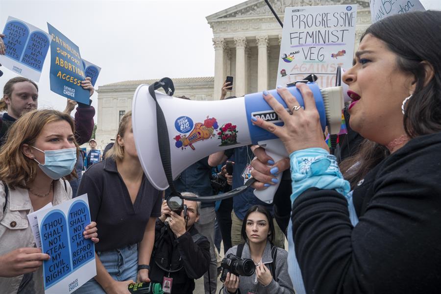 El Supremo de EEUU vive sus primeras protestas ante un posible fallo antiaborto