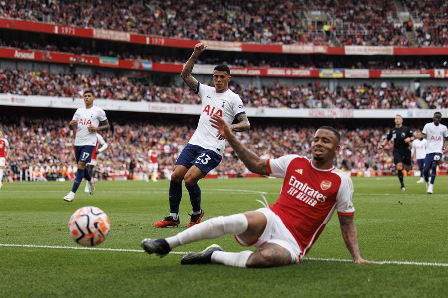 Con increíble autogol: Arsenal y Tottenham protagonizan partidazo en la Premier