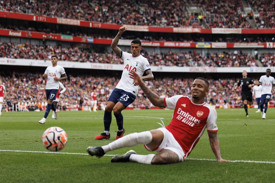 Con increíble autogol: Arsenal y Tottenham protagonizan partidazo en la Premier