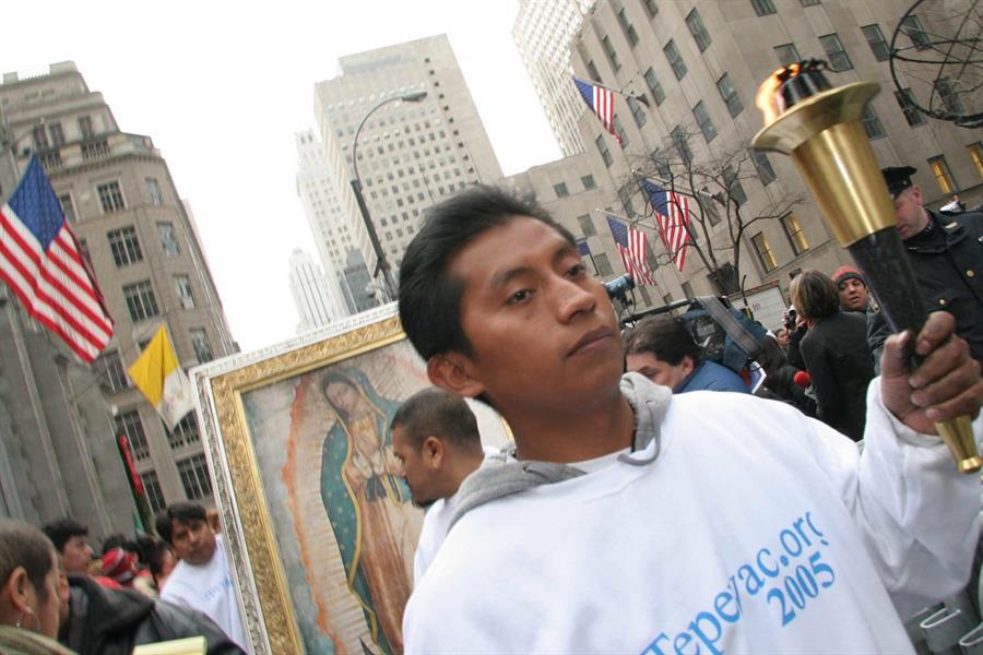 Mexicanos en Nueva York se preparan para recibir la Antorcha Guadalupana