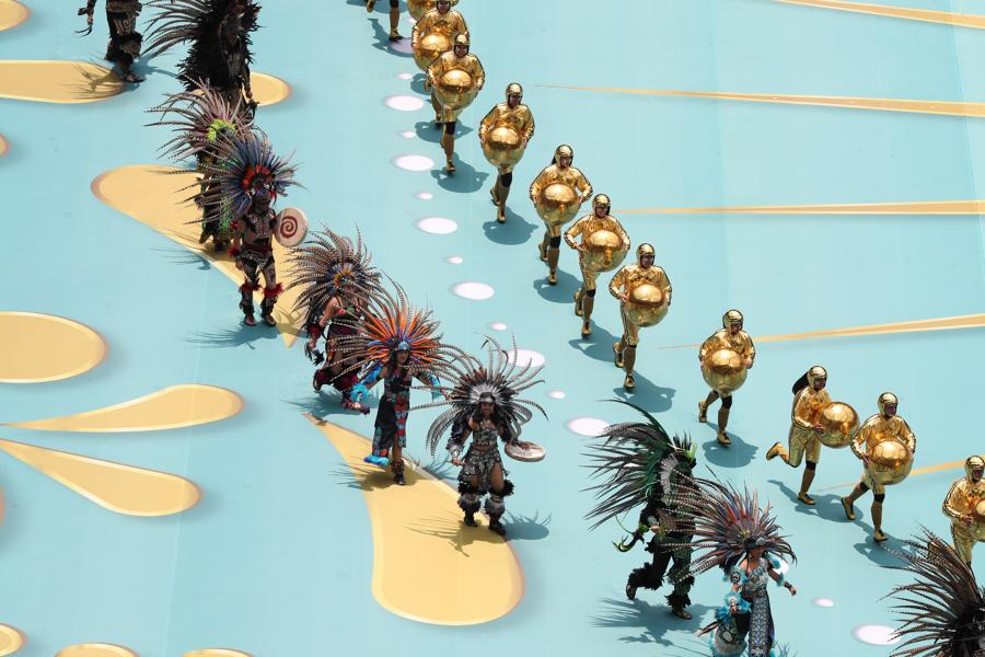 Inauguración del Mundial 2026 es catalogada como mediocre  en redes por su austeridad