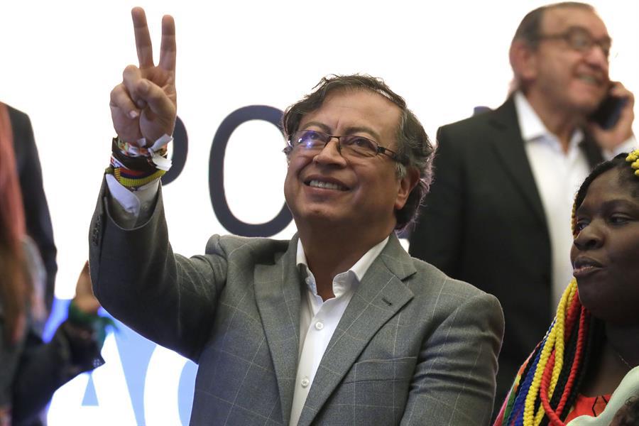 Gustavo Petro, candidato presidencial de la izquierda colombiana. Fotografía: EFE