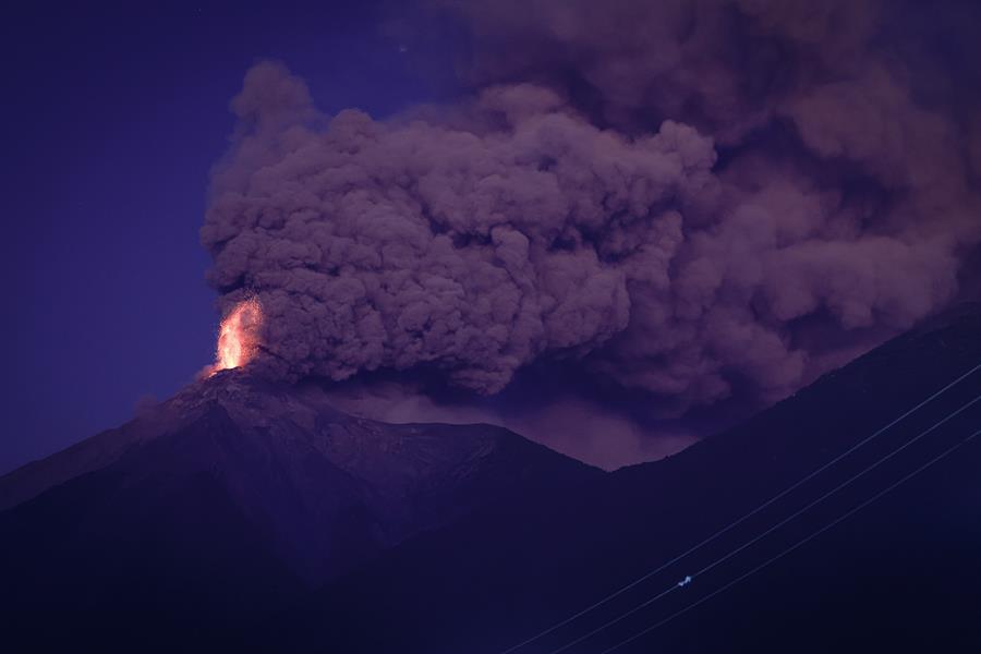 Las imágenes de la erupción masiva del volcán de Fuego en Guatemala