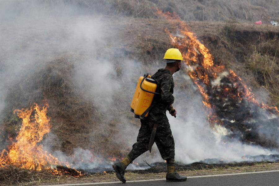 Cambio climático aumenta condiciones para incendios en Honduras, dice experto