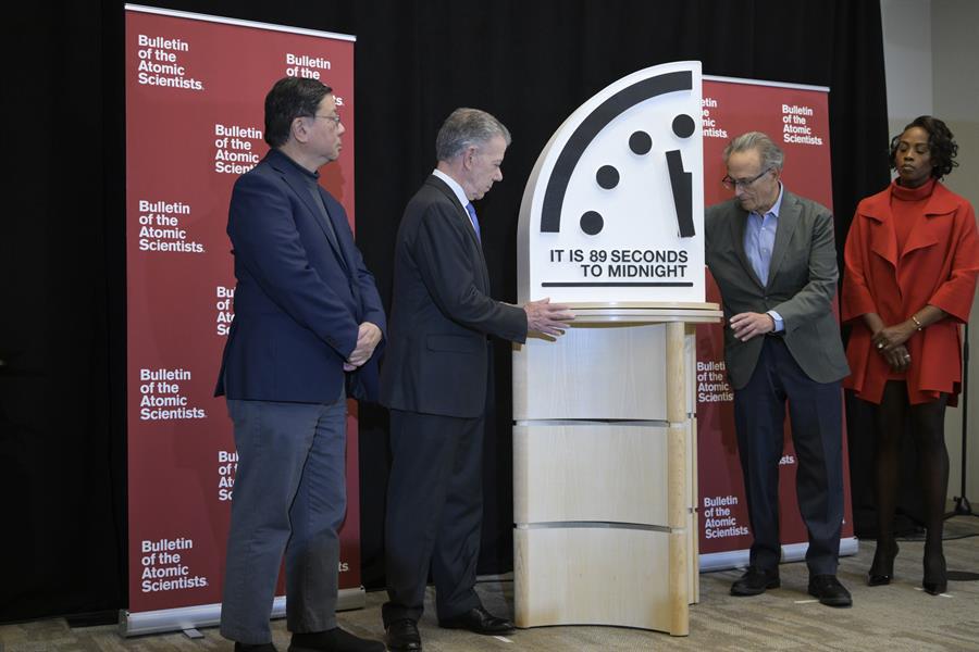 El mundo está más cerca que nunca del apocalipsis, según el ‘Reloj del Juicio Final’