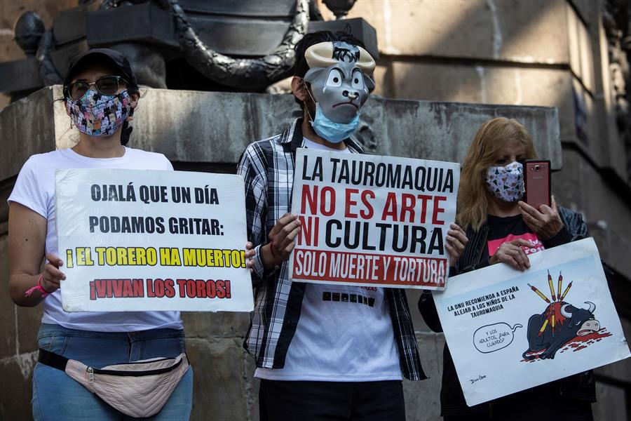 Animalistas presionan al Congreso de Ciudad de México para prohibir corridas