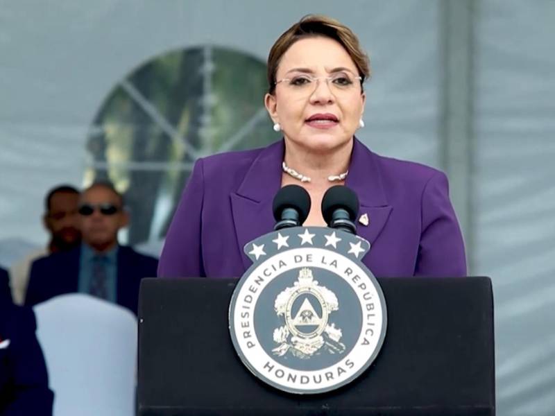 La expresidenta hondureña Xiomara Castro (período 2022-2026) en una fotografía de archivo.