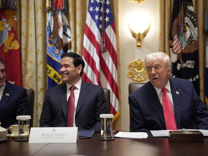 El presidente de EE UU, Donald Trump desde el despacho Oval en la Casa Blanca.