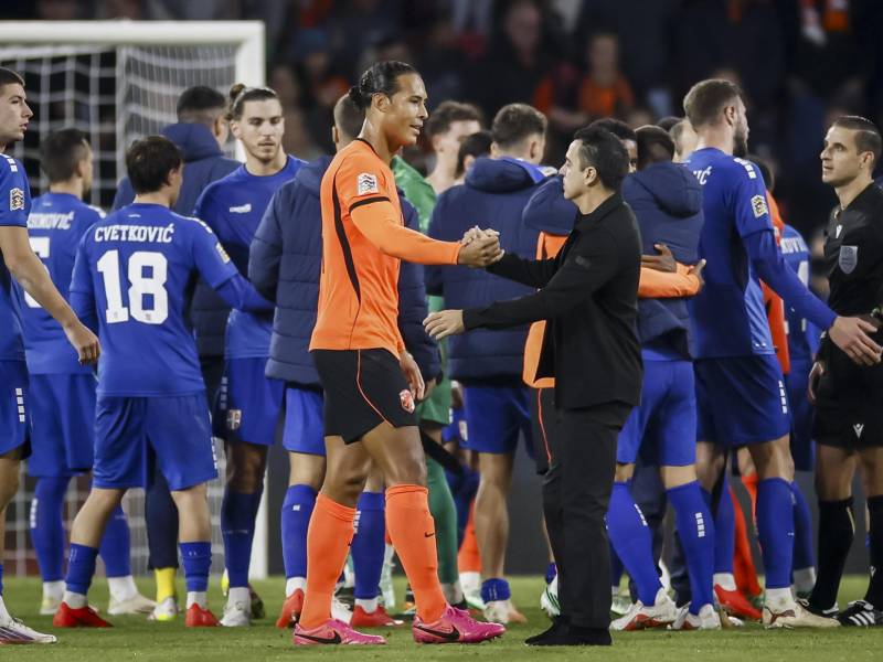 Virgil van Dijk celebró sus 100 partidos con la ‘Oranje’ y Países Bajos con Xavi no ha perdido en la UEFA Nations League.