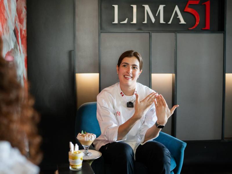 Daniela Piaggio durante una entrevista con LA PRENSA / Buen Provecho.