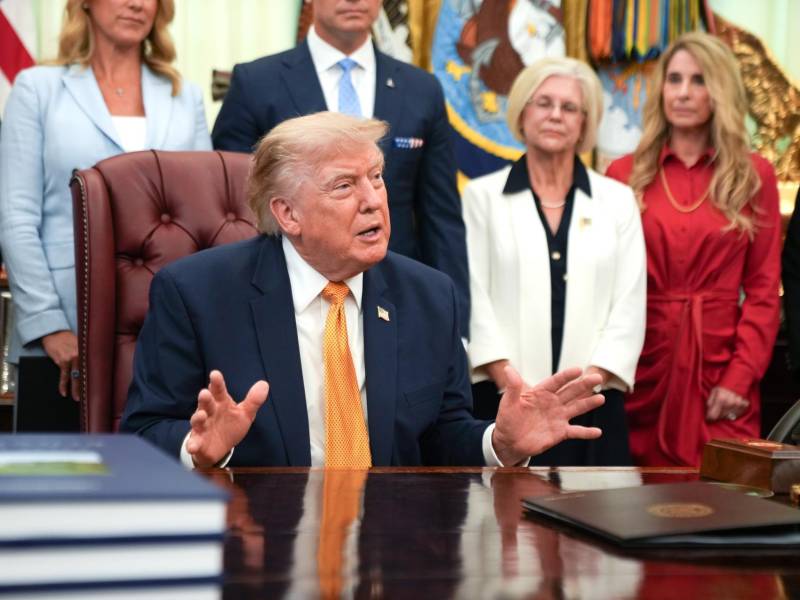 Donald Trump, presidente de Estados Unidos.