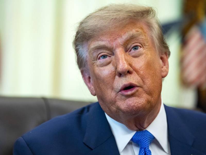 Imagen de archivo del presidente Trump.