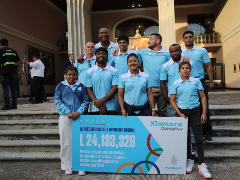 Gobierno de Honduras y Condepor entregan más de 24 millones de lempiras al Comité Olímpico