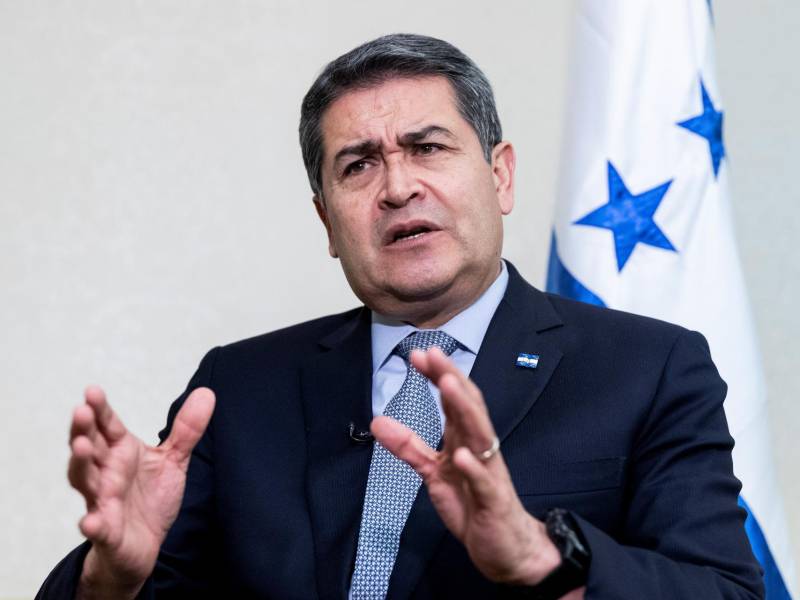 El expresidente de Honduras Juan Orlando Hernández en una foto de archivo.