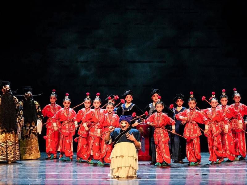 Una de las representaciones durante la celebración del Día Mundial del Teatro, el 27 de marzo de 2024. UNESCO.