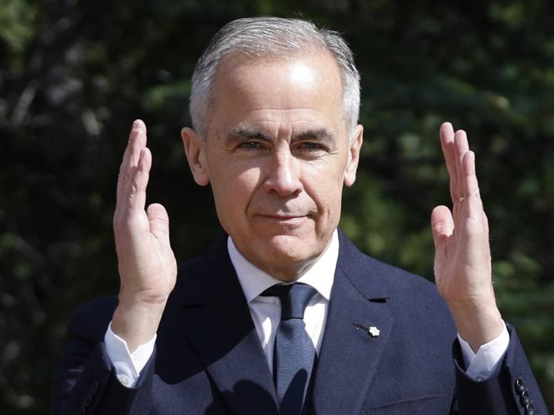 Imagen de archivo del primer ministro canadiense, <b>Mark Carney.</b>