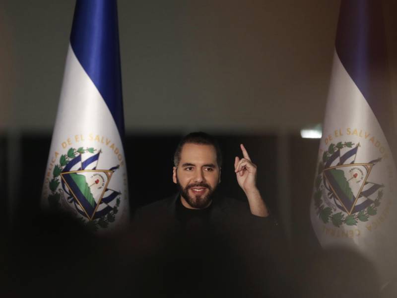 El presidente de El Salvador, Nayib Bukele.
