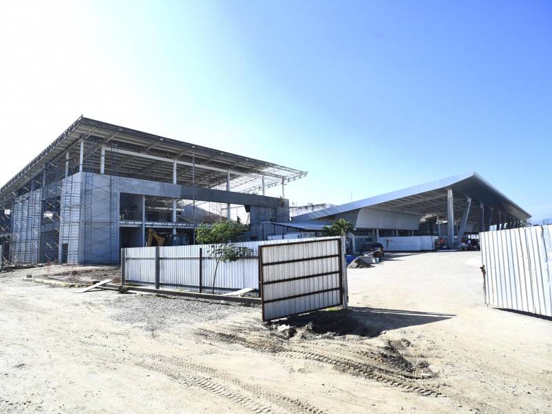 La terminal A y B están siendo ampliadas hacia los lados.