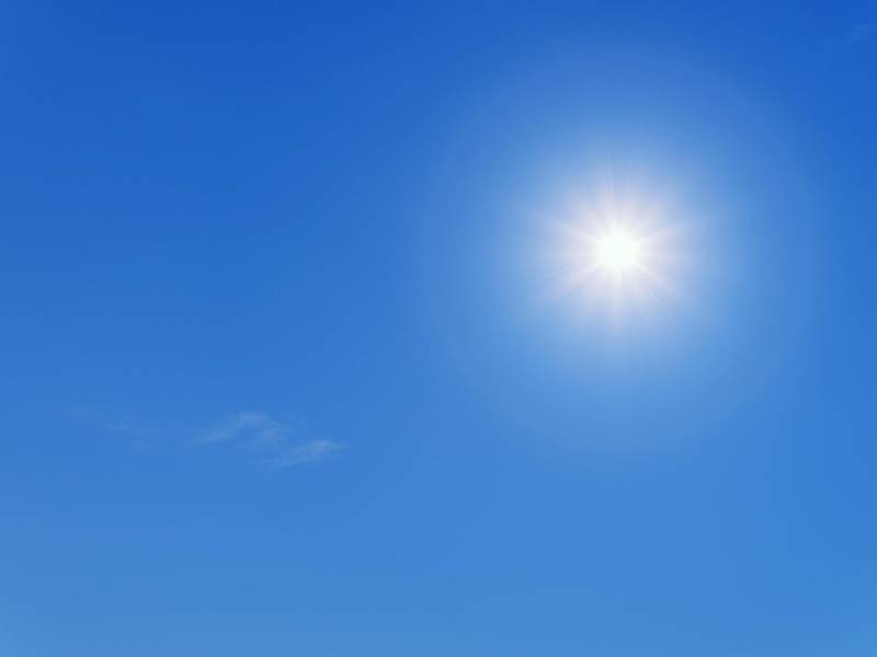 La salida del sol se registró a las 5:21 de la mañana y la puesta será a las 6:10 de la tarde.