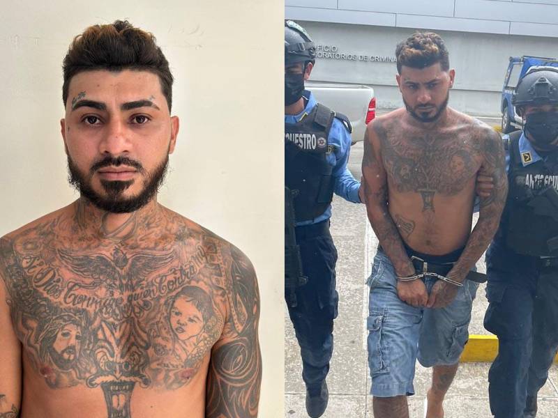 Jose Ariel Velásquez Matute fue capturado en Puerto Cortés.