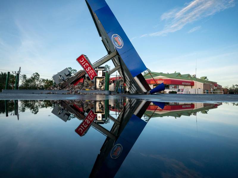 El huracán Idalia dejó severos daños en el noroeste de Florida.