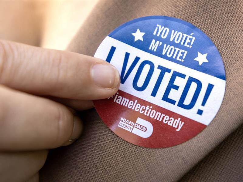 Varios estados mantienen abierta la votación anticipada para las elecciones presidenciales del próximo 5 de noviembre.